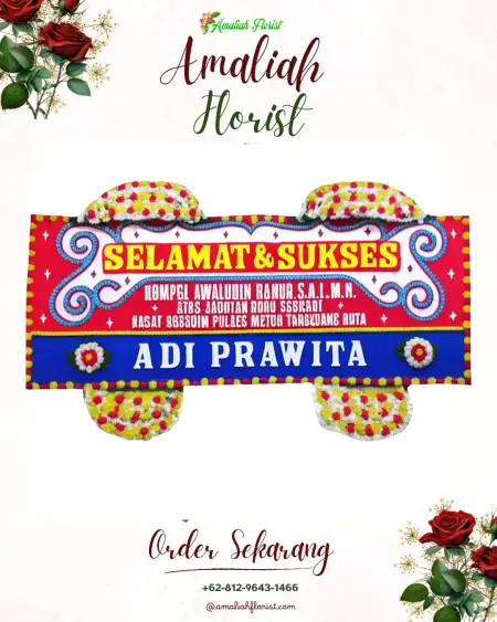 Papan Bunga Ucapan Selamat Pandat